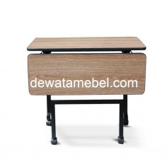 Meeting Table - Multimo Flexy 80 Tutup HPL / Light Brown